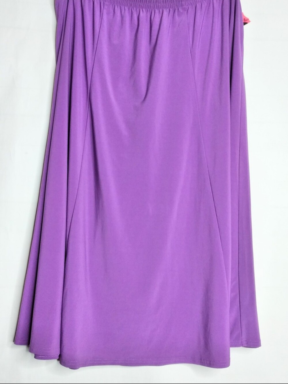 Salon Studio Xl Vintage Purple Stretch A-Line Circle Skirt Plus Size Flowy View 3
